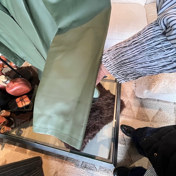 Stutterheim Mosebacke Hooded Long Sleeve Raincoat - olive green- size L - Picture 5 of 7